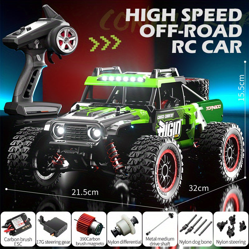 1:14 Scale High-Speed Off-Road RC Car - 70km/h