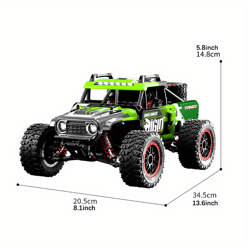 1:14 Scale High-Speed Off-Road RC Car - 70km/h